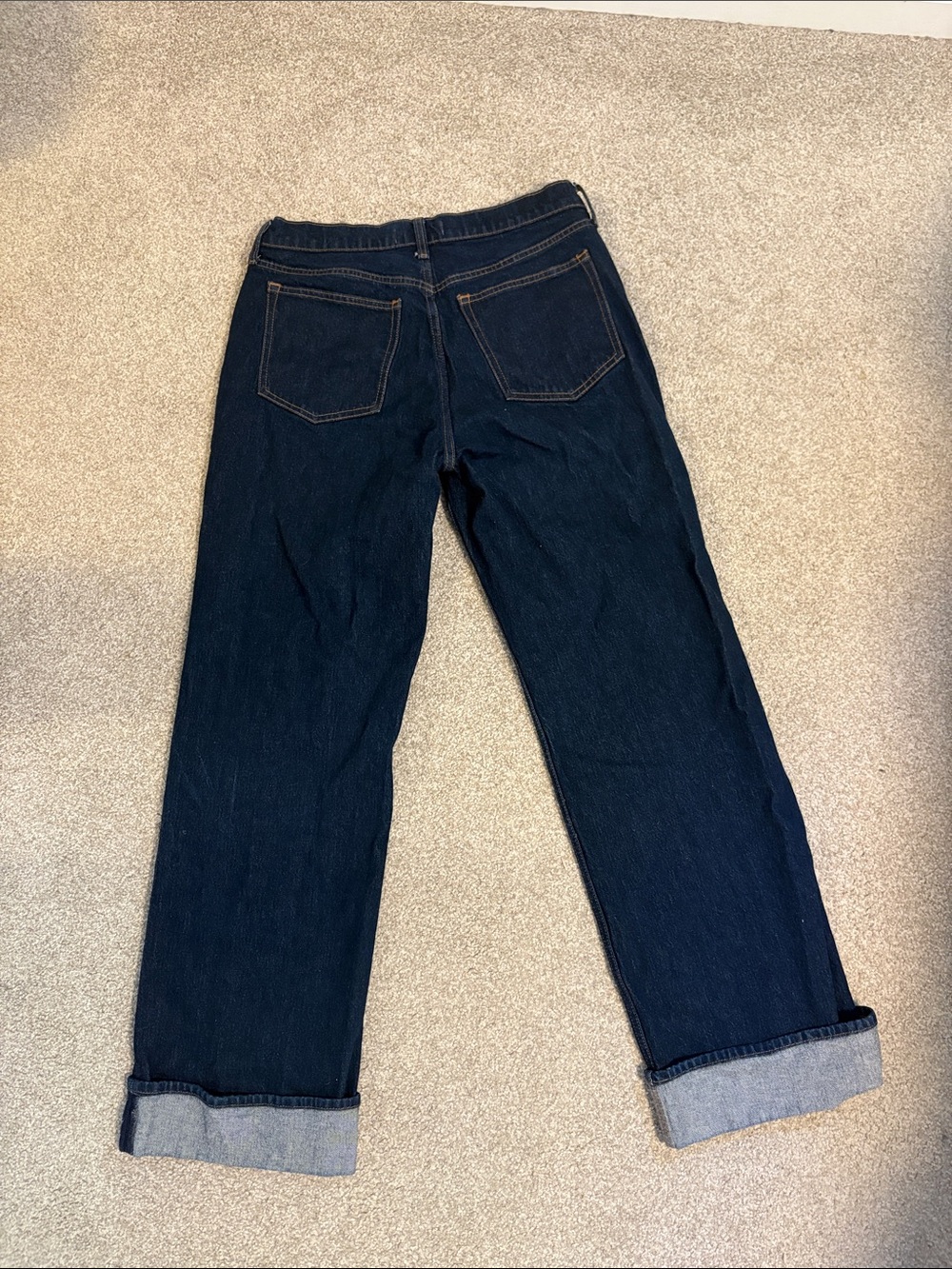 Abercrombie High Rise 90s Relaxed Cuffed Hem Jean - Picture 10 of 10